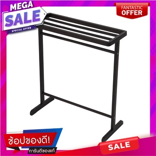 ราวพาดผ้าไม้ยางพารา4เส้น MINI สีโอ๊ค PLIM ราวตากผ้า TOWEL RACK WOODEN 4BARS MINI OAK PLIM อุปกรณ์ตากผ้า