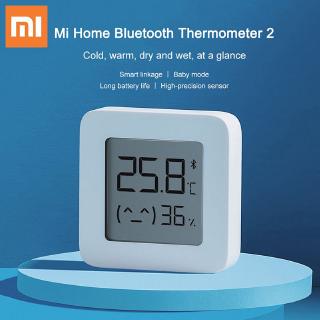 Xiaomi บลูทู ธ เครื่องวัดอุณหภูมิ 2 ไร้สายสมาร์ทไฟฟ้าเครื่องวัดอุณหภูมิความชื้นดิจิตอลเซ็นเซอร์ความชื้น