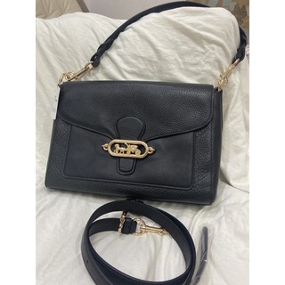 COACH 91396 JADE MESSENGER (IMBLK)[MC91396IMBLK-CV]