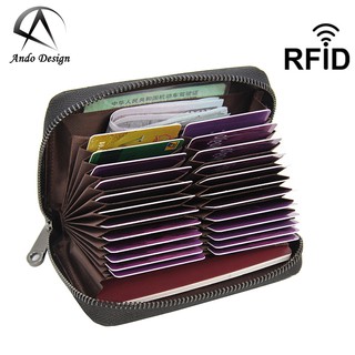 กระเป๋าใส่นามบัตรคลิป Unisex หญิง ชาย หนังวัวแท้ Rfid Fashion Cool Clutch Passport Bags Card Clip กระเป๋าสตางค์สบาย ๆ