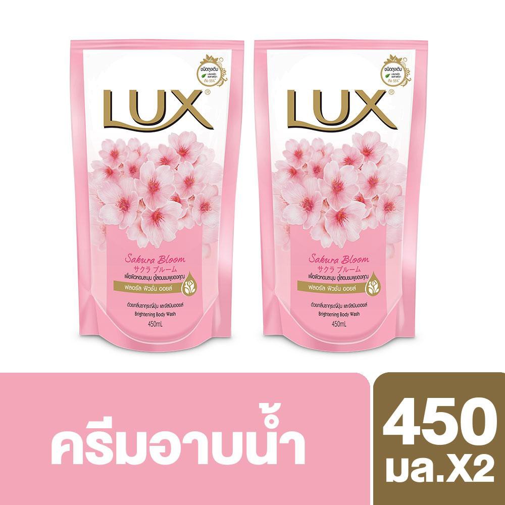 Lux Shower Cream Sakura Refill 450 ml [2 ซอง] UNILEVER