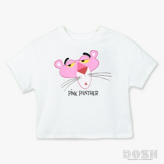 DOSH GIRLS CROPPED TOPS PINK PANTHER เสื้อยืดทรงครอป เด็กผู้หญิง 9FPPGT1001-OW