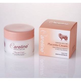 ปลอมคืนเงิน ครีมรกแกะ Careline Placenta Cream with Collagen &amp; Vitamin E (ฝาสีชมพู)