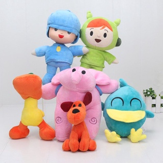 In stock!!! ตุ๊กตาของเล่น Pocoyo Elly Pato Loula Sleepy Bird แบบนุ่มของเล่นสําหรับเด็ก 16-30cm