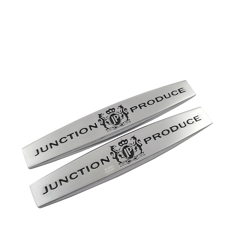 สติกเกอร์โลหะ ลายโลโก้ JP JUNCTION PRODUCE สําหรับติดตกแต่งรถยนต์ 2 ชิ้น