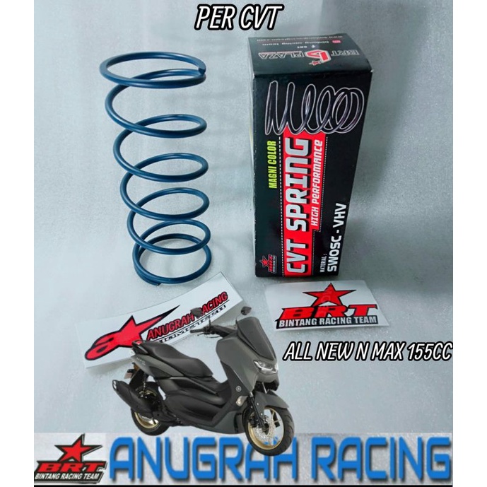 BRT RACING CVT SPRING ORIGINAL BRT 10-15% 20% PNP ALL NEW N MAX 155 N MAX 155 OLD AEROX 125 AEROX 15