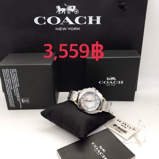 Coach 14501535. 34-35 mm.  Womens Boyfriend Mini Bracelet Watch Silver Watch