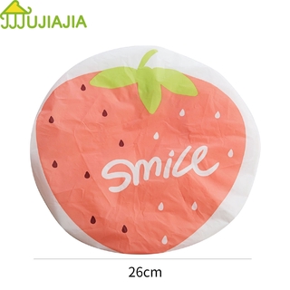 Jujiajia หมวกอาบน้ำลายผลไม้น่ารักกันน้ำ 1 ชิ้น