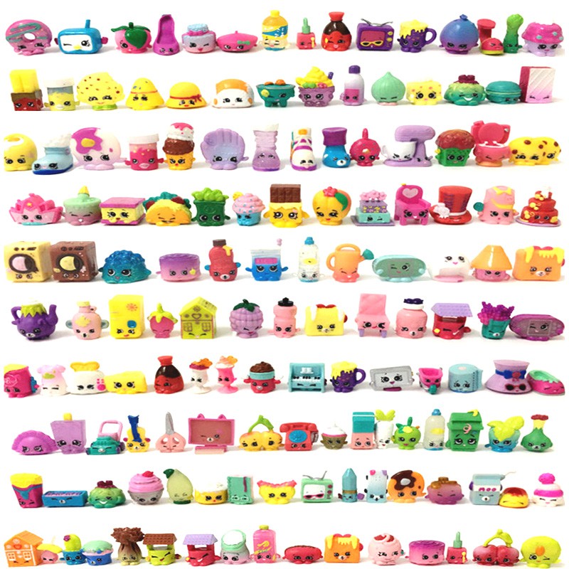 50 ชิ้น Shopkins Series 1-6 Mini Moose Shopkin ตุ๊กตาสะสม