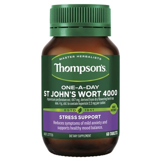 Thompsons One-A-Day St. Johns Wort 4000mg 60 เม็ด(สินค้าพรีออเดอร์)