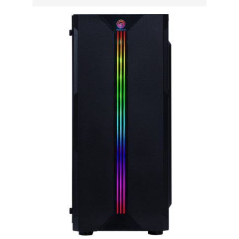 CASE (เคสเกมมิ่ง) NEOLUTION E-Sport ARROW V2 (Black) *เคสฝาข้างใส ที่มาพร้อมพัดลมไฟ RGB ขนาด 12CM. 1 ตัว*