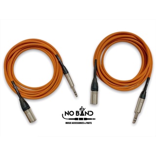 สายลำโพงสตูดิโอ NOBAND CABLES TRS TO XLR CABLE 3M ราคาเส้นละ 1,050 บาท