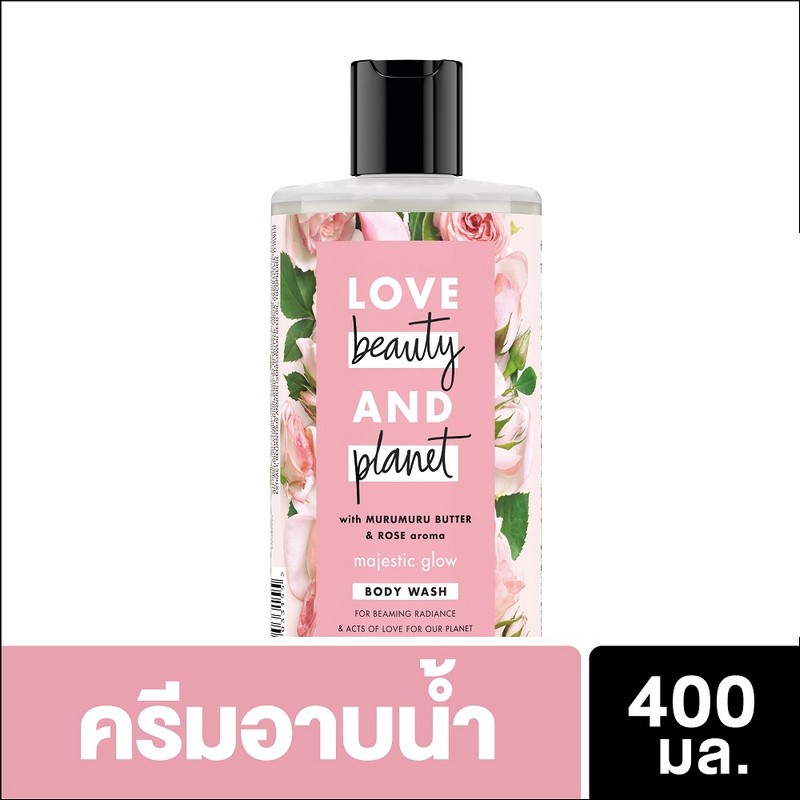 Love Beauty and Planet Majestic Glow Body Wash 400ml UNILEVER