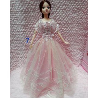 ชุดราตรีตุ๊กตากระโปรงเต็มตัว (มีสินค้าพร้อมส่ง)  #BB072