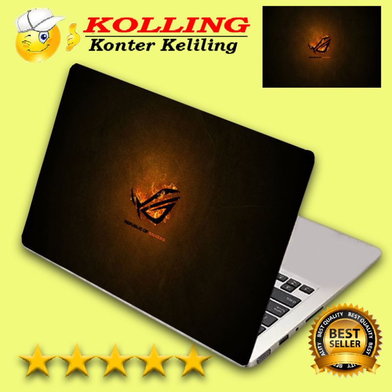 Garskin Laptop logo art ASUS ROG FIRE Skin Laptop Laptop Sticker