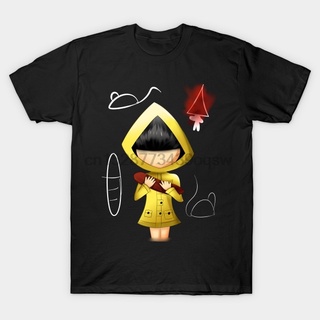 [S-5XL] เสื้อยืด ผ้าฝ้าย แบบนิ่ม พิมพ์ลาย Little Nightmares Six Little Nightmares สวมใส่สบาย สําหรับผู้ชาย