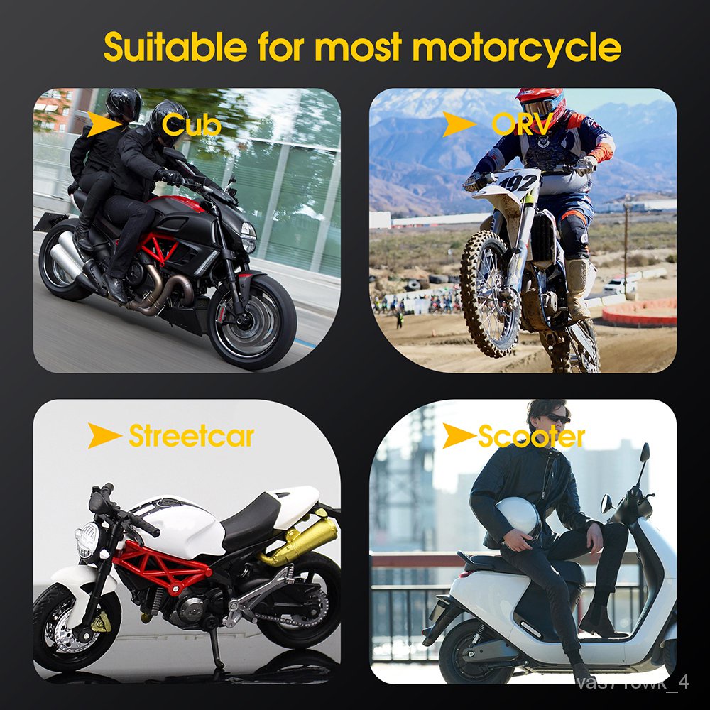 Bluetooth Motorcycle TPMS Sensors Tire Pressure Monitoring System Dirt ...