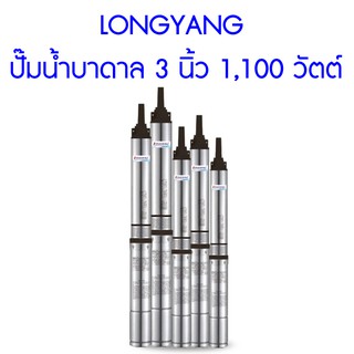 **ส่งฟรี**  LONGYANG ปั๊มน้ำบาดาล 3 นิ้ว 1,100 วัตต์