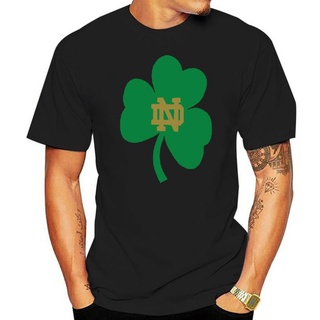 เสื้อยืดลําลอง ผ้าฝ้าย แขนสั้น คอกลม ทรงหลวม พิมพ์ลาย Notre Dame Notre Dame Fighting Irish Fighting Irish Notre Dame Not