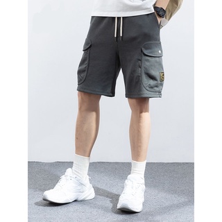 Riff Rock Cargo Sweat Shorts  | กางเกงขาสั้นเอวยืด เนื้อผ้า Cotton-Knit หนา-นิ่มไม่เป็นขุย