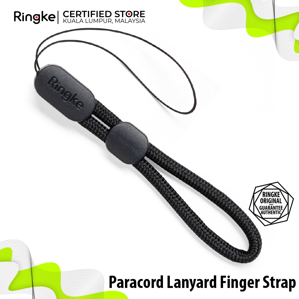 RINGKE PARACORD LANYARD สายคล้องนิ้วเข้ากันได้กับโทรศัพท์มือถือ เคสโทรศัพท์ กุญแจ กล้อง และอื่นๆ