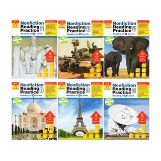 Evan Moor : Nonfiction Reading Practice Grade 1-6 (พร้อมส่ง)