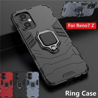 เคสโทรศัพท์มือถือแบบแข็ง กันกระแทก พร้อมแหวนเคส สําหรับ Oppo Reno 7 7Z 8Z 6 Pro Reno7 Reno8 Z Reno6 Z 4G 5G Reno 7 5 SE Pro