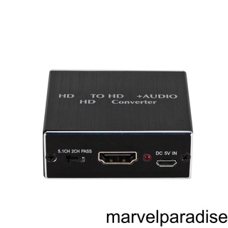 [Mapde] Audio Extractor HDMI-compatible Splitter PASS 2 0CH 5 1CH Electronic Office Replacement Converter Equipment