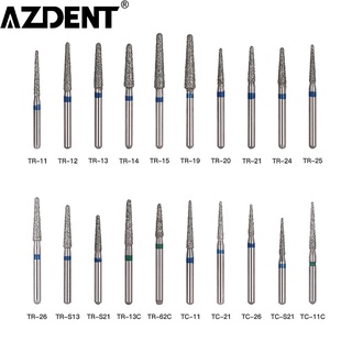 Azdent ผลิตภัณฑ์ทันตกรรมเพชร Fg 1.6 มม. สําหรับผลิตภัณฑ์ทันตกรรม