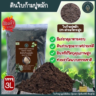 ดินใบก้ามปูหมัก/ดินปลูกใบก้ามปูคุณภาพสูง/Premium KhamPu Leaves Soil