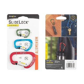 Nite Ize Carabiner SlideLock Aluminum #2,3,4-3pk- คลิปล็อคอเนกประสงค์