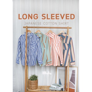 ( เหลือ 470.-ใส่โค้ด WUVEWV)💓Long- Sleeved Shirt 💓เสื้อเชิ้ตแขนยาวา งานตัดเย็บเองค่า