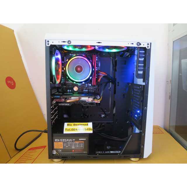 Computre set Gaming  online ofline M/B MSI A320M PRO-VD/S CPU A8-9600 3.40GHz RAM 8 GB/2133 VGA AMD 