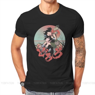 Dororo Anime T-shirt Japanese Adventure Battle Characters Grunge   O-Neck Hot Sale Harajuku Mens T-shirtเสื้อยืด