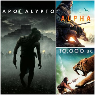 DVD หนังแอคชั่น-ผจญภัย ☆ Apocalypto/Alpha/10,000 BC มัดรวม 3 เรื่องดัง #หนังฝรั่ง #แพ็คสุดคุ้ม