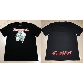 เสื้อยืด พิมพ์ลาย Haemorrheage LIVE TO DISSECTสามารถปรับแต่งได้