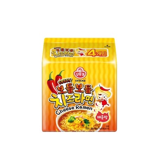 โอโตกิ สไปซี่ ชีส ราเมง แพ็ค 4 / Ottogi Spicy Cheese Ramen 111 g. Pack 4