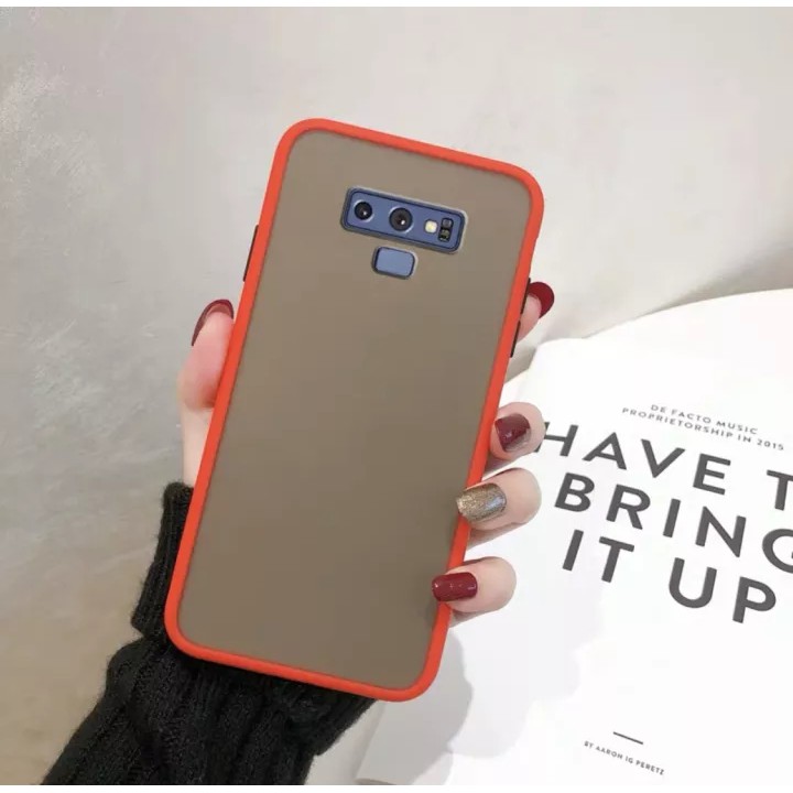 เคสกันกระแทก ปุ่มสีผิวด้าน Case Samsung galaxy Note9 เคสขอบนิ่มหลังแข็ง เคสโทรศัพท์ เคส SAMSUNG
