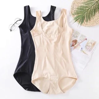 [พร้อมส่ง]ชุดกระชับ เก็บหน้าท้อง_มีตะขอเปิดเป้า ผ้าไนล่อน เย็นสบายไม่อึดอัด