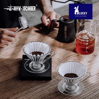 MHW-3BOMBER V60 coffee Dripper ดริปเปอร์ กาแฟ   ขนาด 1-2 cups Cup dripper  The Elves Filter Cup