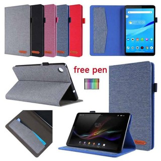 MICROFIBER เคสแท็บเล็ตสําหรับ Lenovo Tab M8 Tb - 8505 F / X ( Hd )