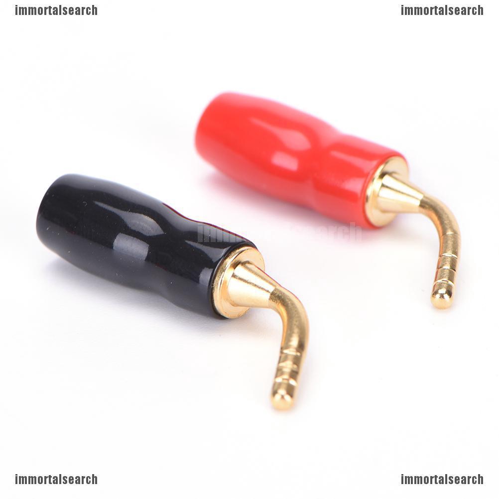 【ICE】 8PCS 2MM Audio Speaker Cable Pin Plug Banana Connector Screw For Hifi Excellent