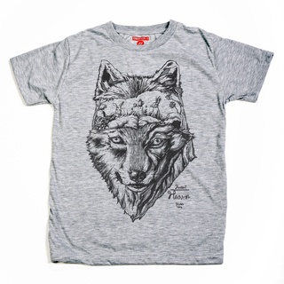 เสื้อยืด แขนสั้น แชปเตอร์วัน คาแรคเตอร์ ลาย หมาป่า ผ้านิ่ม / The Wolf Chapter One Character Soft T-Shirt