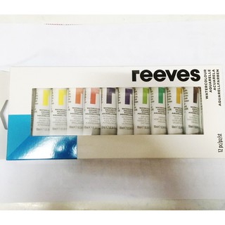 ชุดสีน้ำ 12 สี ขนาด 10 มล. Reeves