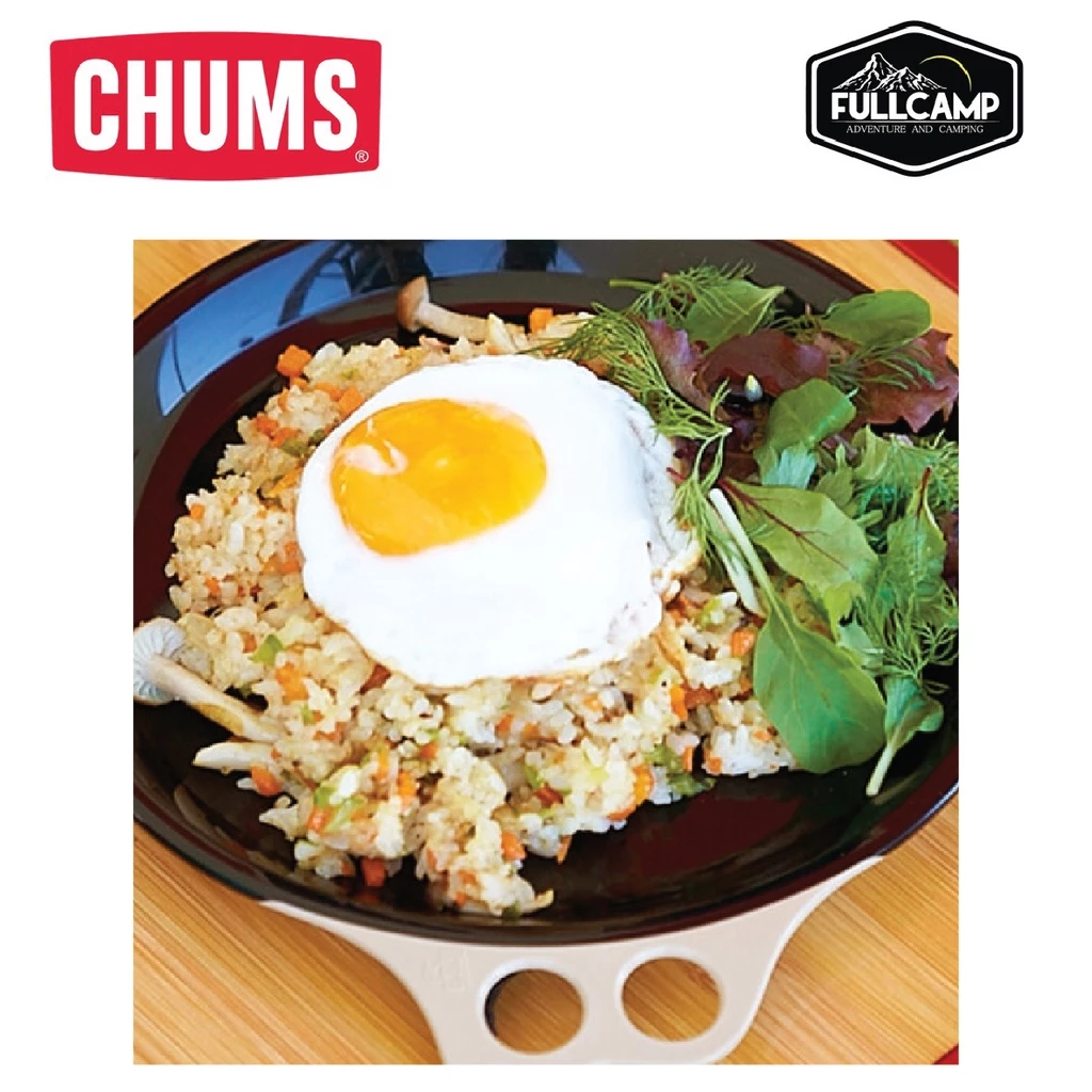 CHUMS Camper Dish 23cm จานแคมป์ปิ้งชัมส์ จานกินข้าว อุปกรณ์เครื่องใช้บนโต๊ะอาหาร อุปกรณ์แคมป์ปิ้ง thumbnail 6