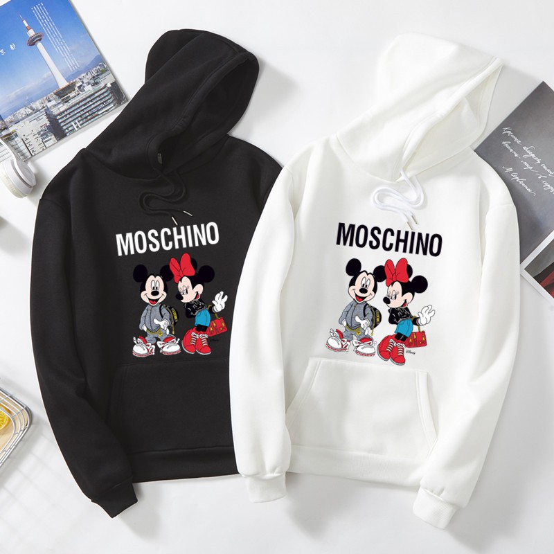 BK-01-LONG เสื้อแขนยาว ลายการ์ตูน MICKEY MOUSE แขนยาวมีฮู๊ด กันหนาวแฟชั่นเกาหลี ใส่ได้ทั้งหญิงและชาย