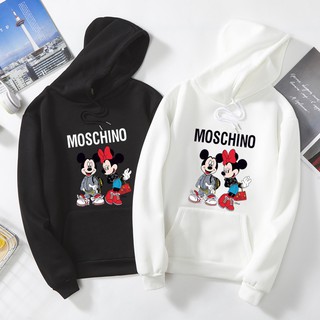 BK-01-LONG  เสื้อแขนยาว ลายการ์ตูน MICKEY MOUSE แขนยาวมีฮู๊ด กันหนาวแฟชั่นเกาหลี ใส่ได้ทั้งหญิงและชาย