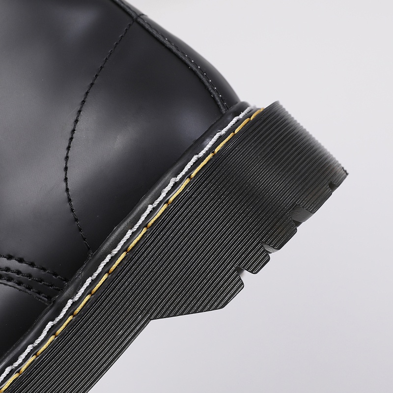 Dr. Martens Ankel Boots for Men Chunky Martin Boots Genuine Leather Men's Fashion Platform Motorcycle Boots