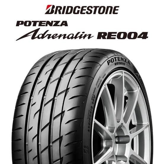 ยางพรีเมียม Bridgestone Potenza Re004 ขนาด 195/55R15 ผลิตปี24