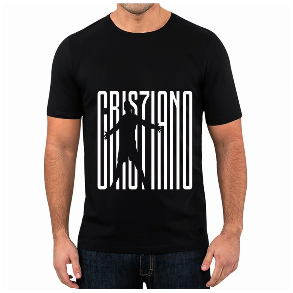 เสื้อยืด Unisex พิมพ์ลาย Ronaldo CR7 - ผ้าคอตตอนเท่ๆเนื้อเนียน